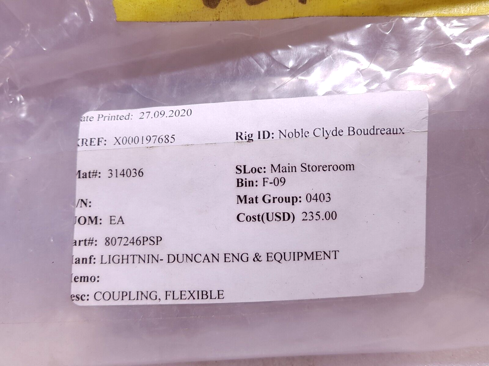 TB Wood GRSPKT Grid / 6S138 / 6SX1 3/8 SF Flange 6JS / 6JES EPDM Split SF+Sleeve