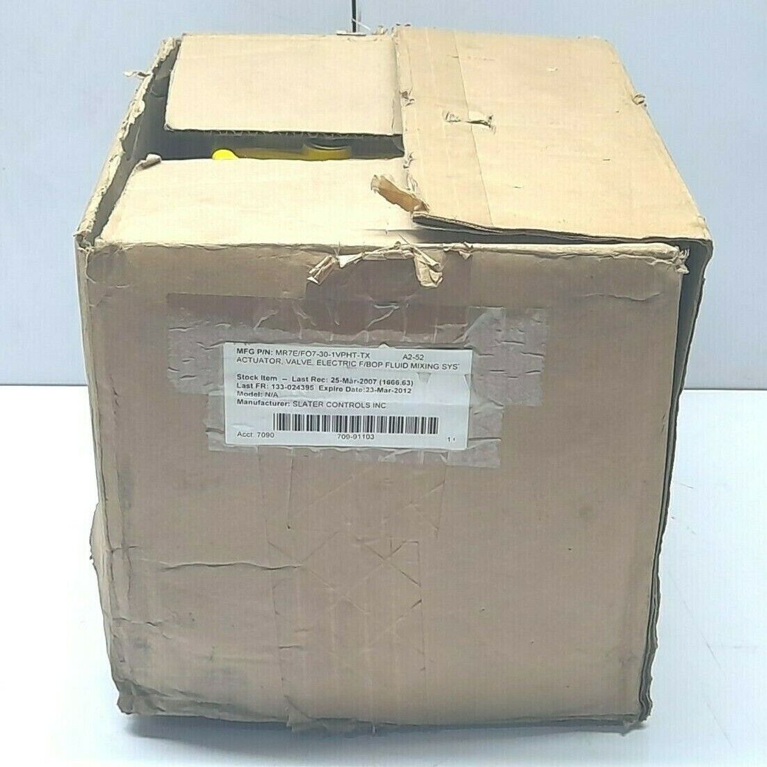Slater Controls MR7EF07-30VPTXHT Electric Valve Actuator