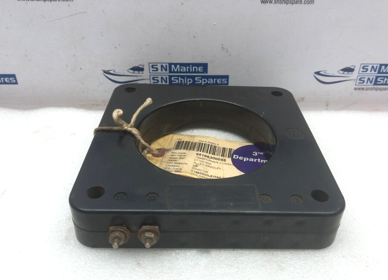 Abbott Magnetics 70-162 Current Transformer Ratio: 1600:5A 50-400HZ 600V