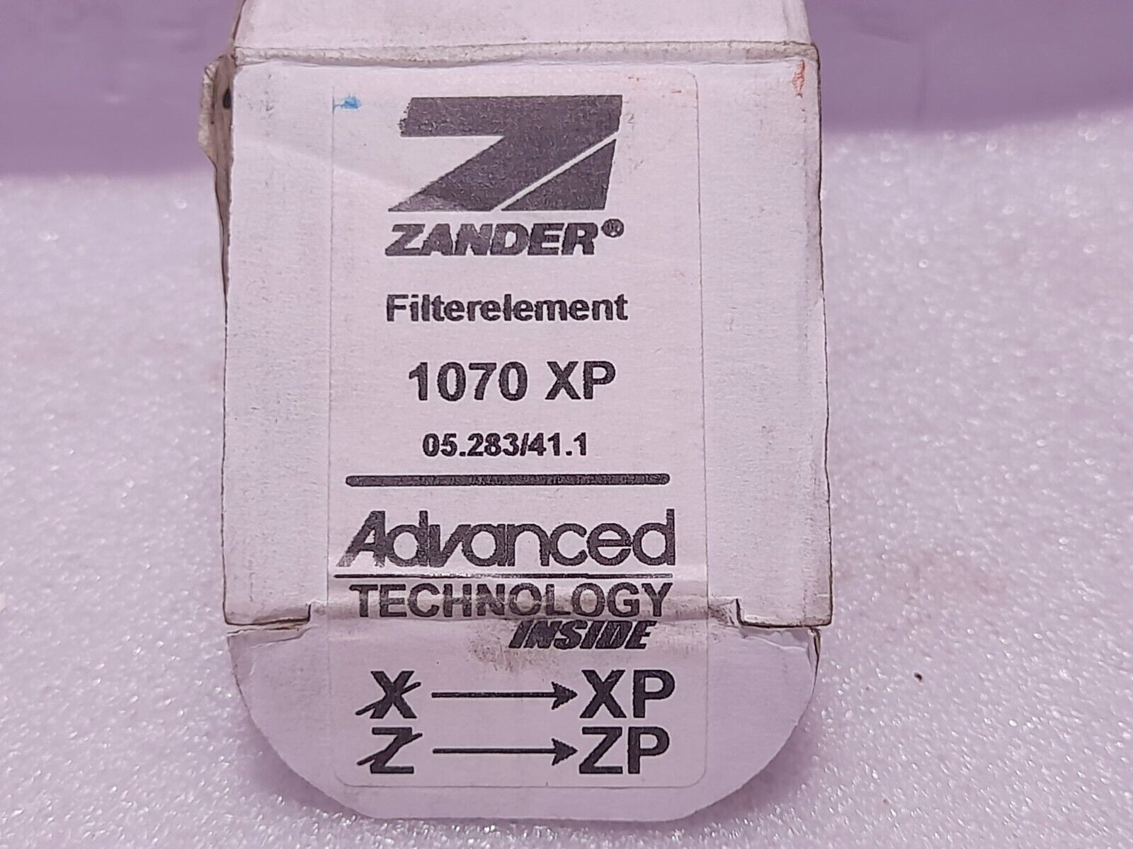 Zander 1070 XP Filter Element David Brown 49828023 1070XP