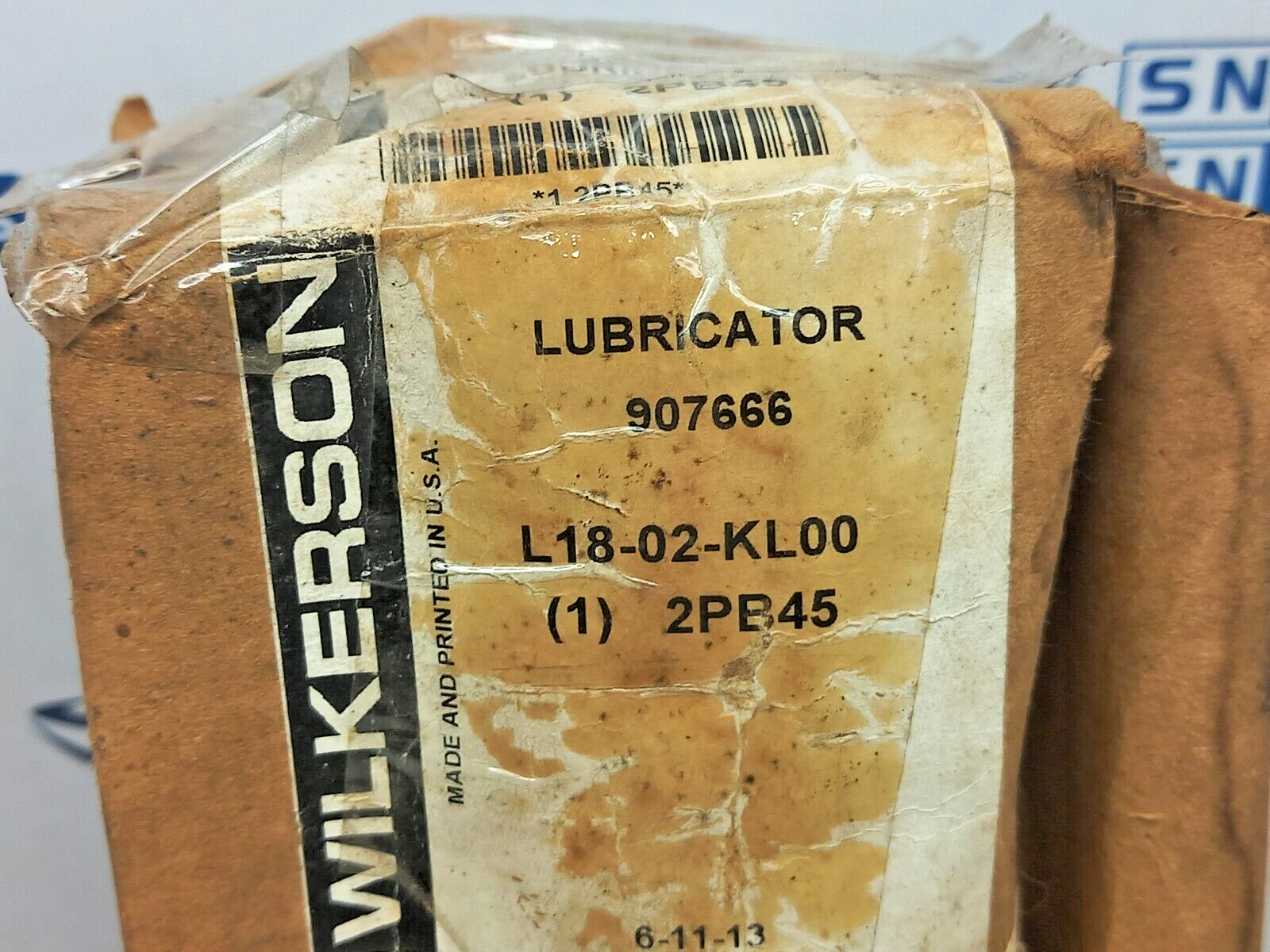 Wilkerson L18-02-KL00 Lubricator ¼” Air Line, 75CFM 2PB45