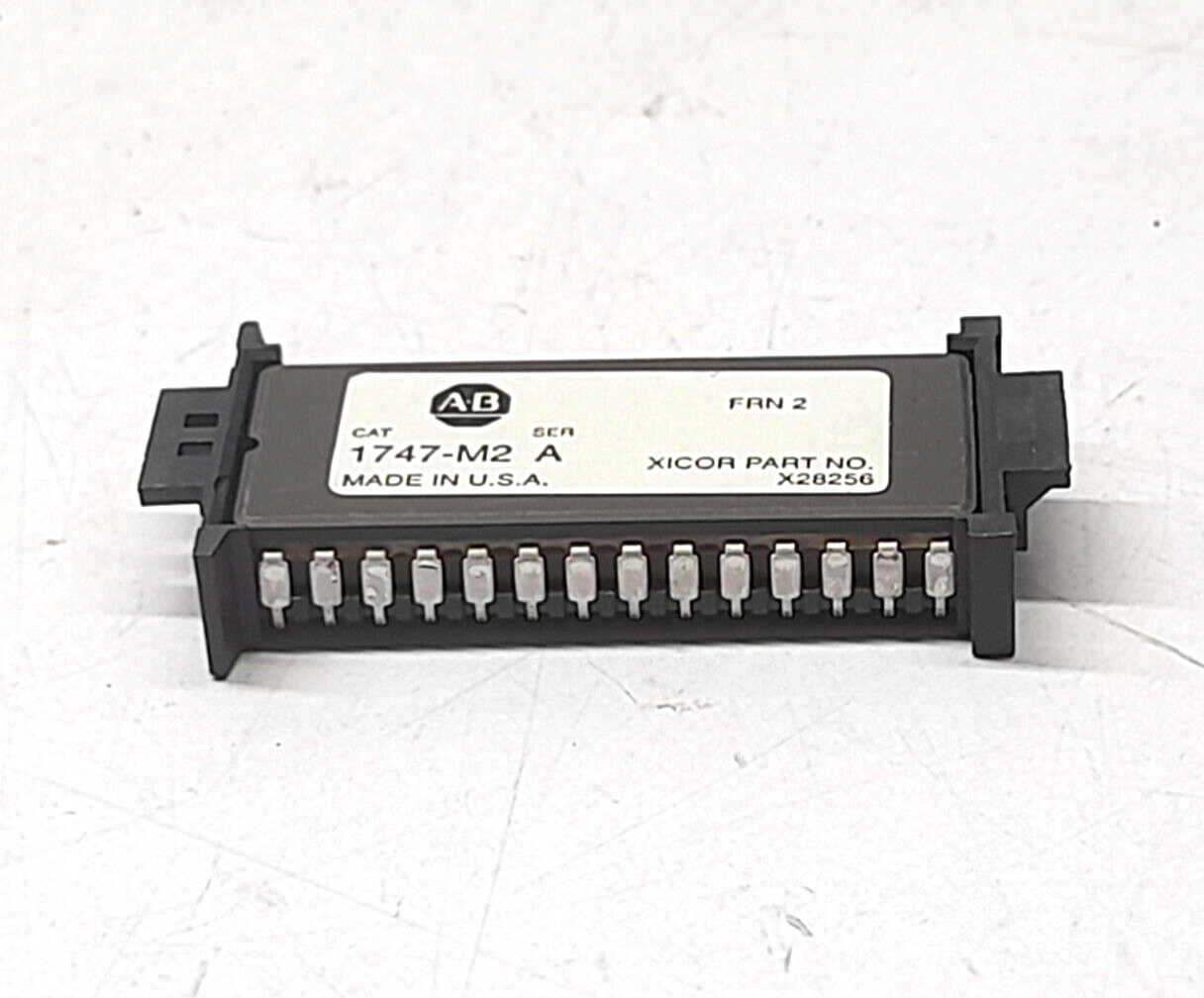 Allen Bradley 1747-M2 Ser A EEPROM Memory Module XICOR X28256 RossHill021-001456
