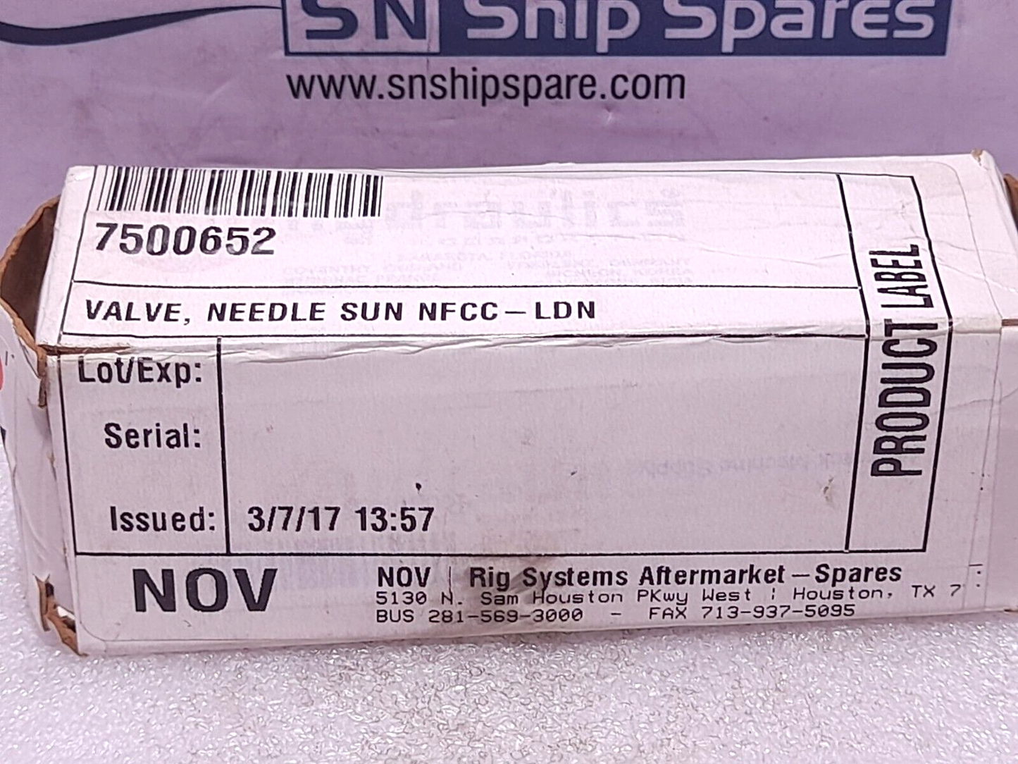 Sun Hydraulic NFCC-LDN Needle Valve NFCCLDN