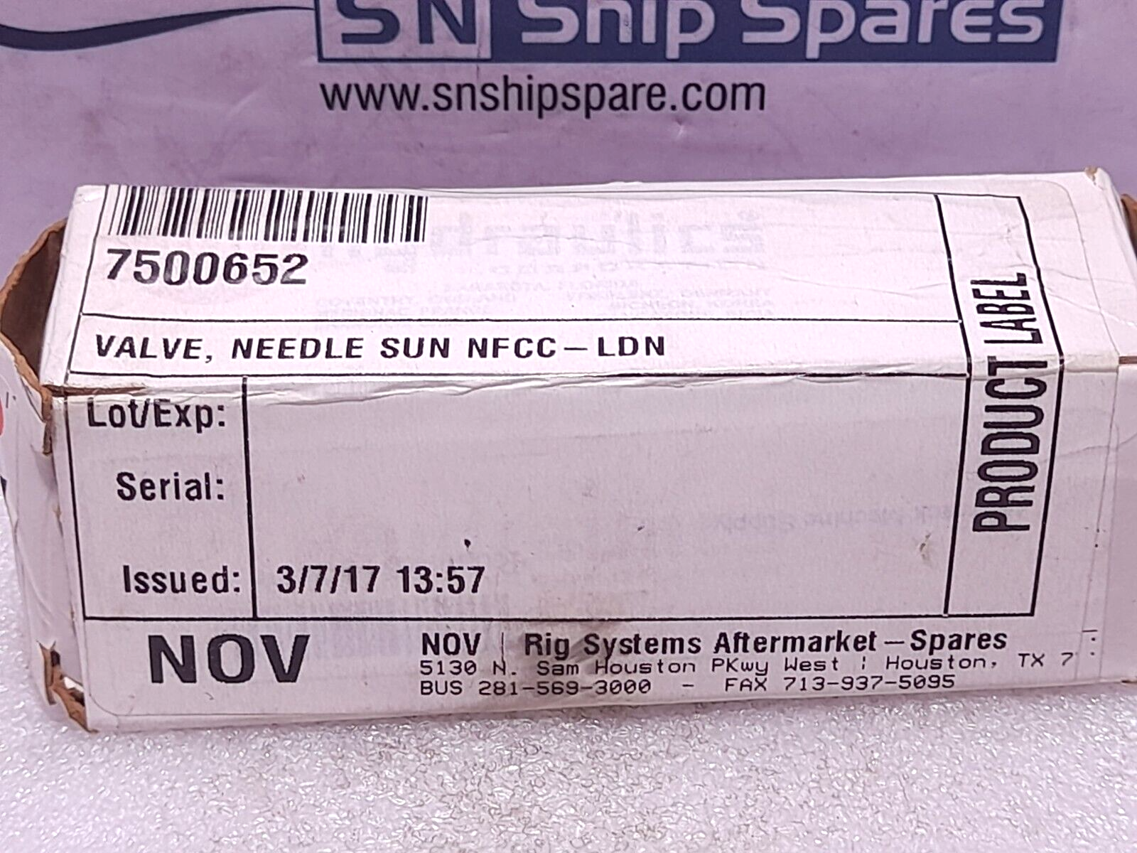 Sun Hydraulic NFCC-LDN Needle Valve NFCCLDN