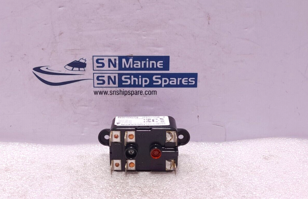 Tyco Electric HN61KK324B Pilot Duty Relay 9400Y03Q228 Coil 24VAC 50/60Hz