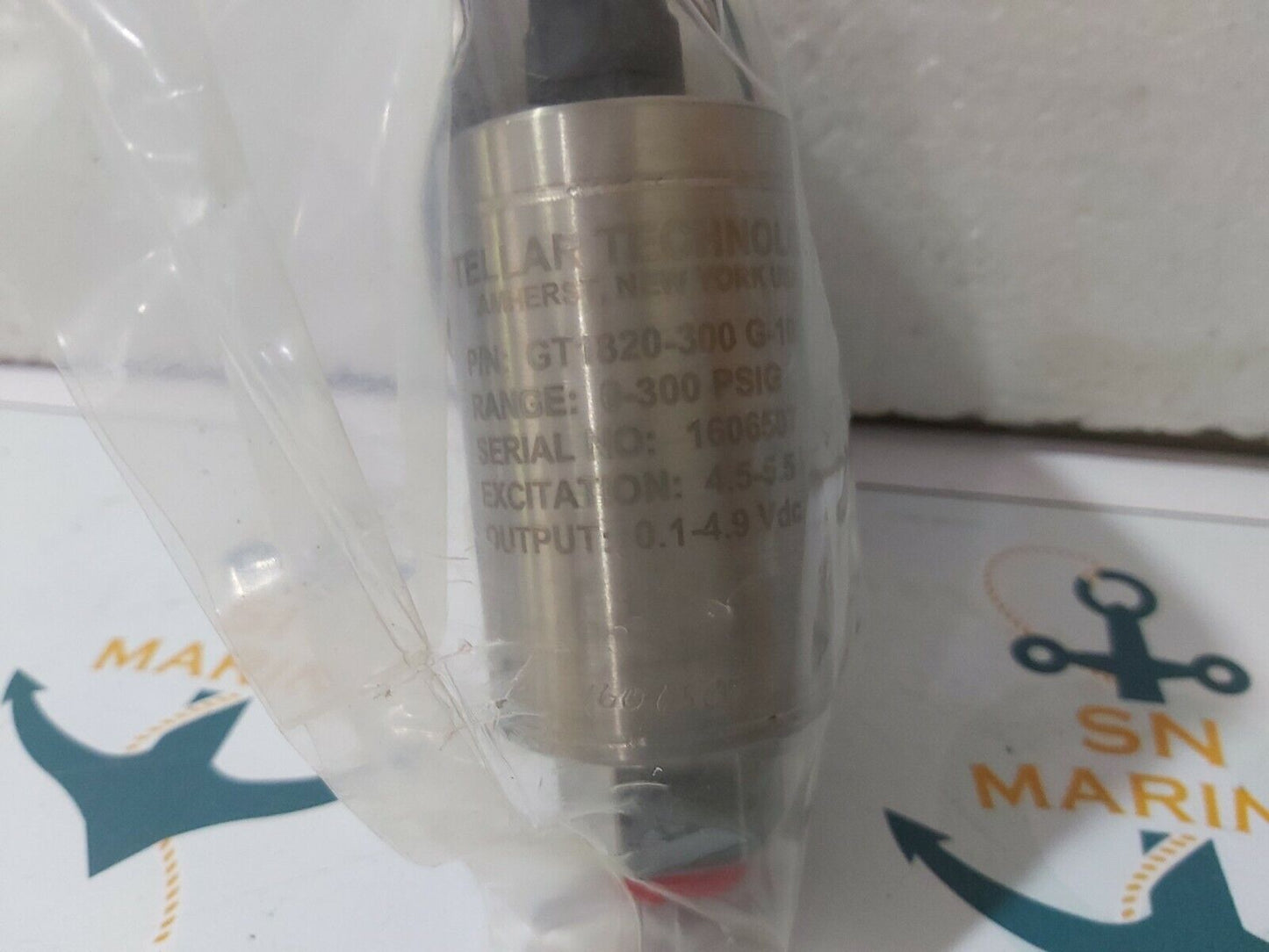 STELLAR GT1820-300 G-102 PRESSURE TRANSDUCER 0-300 PSIG  