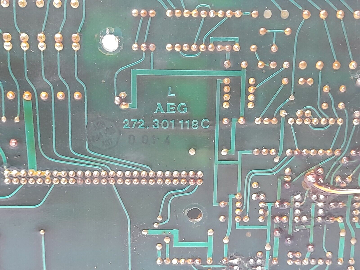Aeg 272.301 118C PCB Card / Boiher Do Brasil OK / N/T Pedreiras / 272301118C