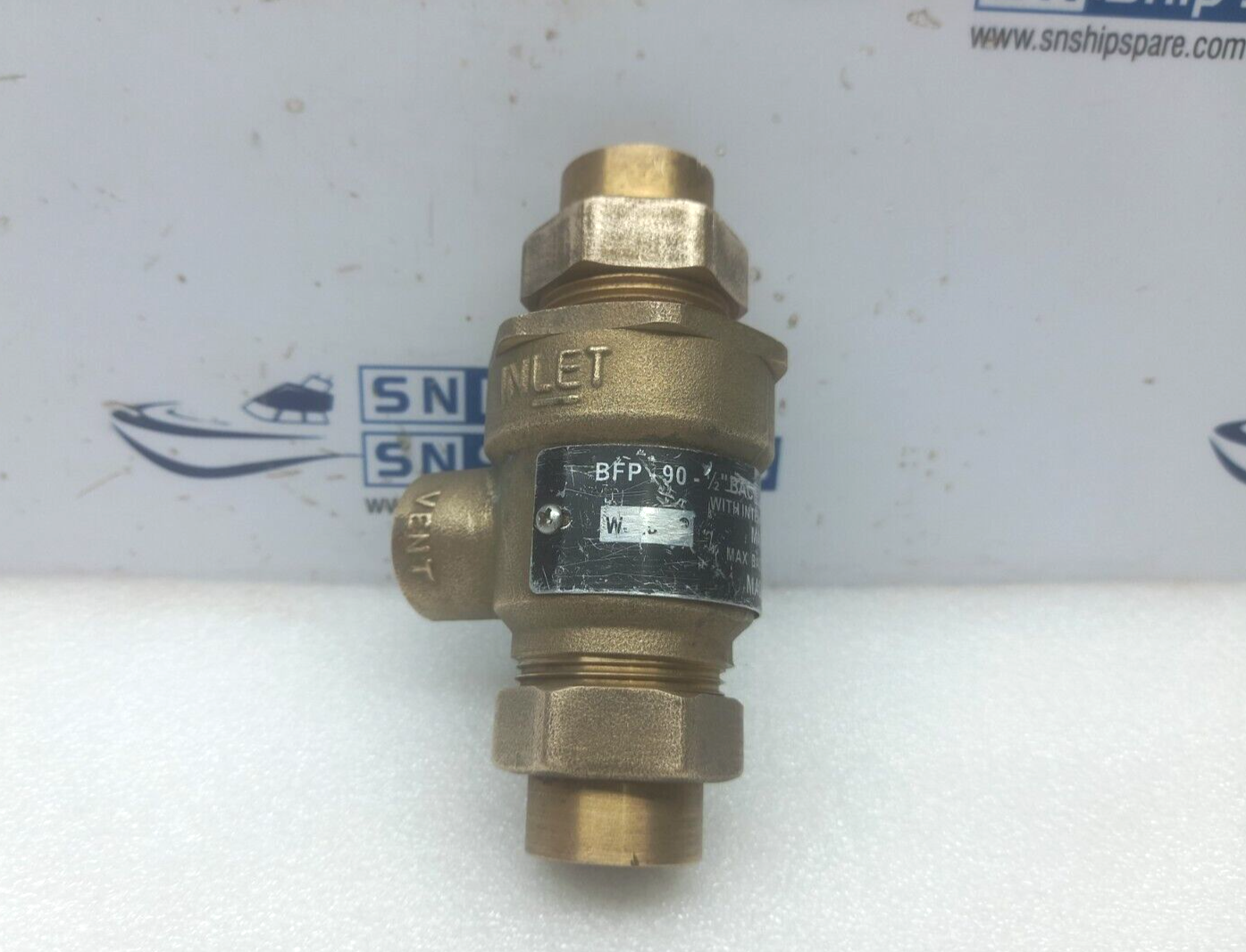 BFP-90-1/2” Back Flow Prevent Valve Max 175PSI