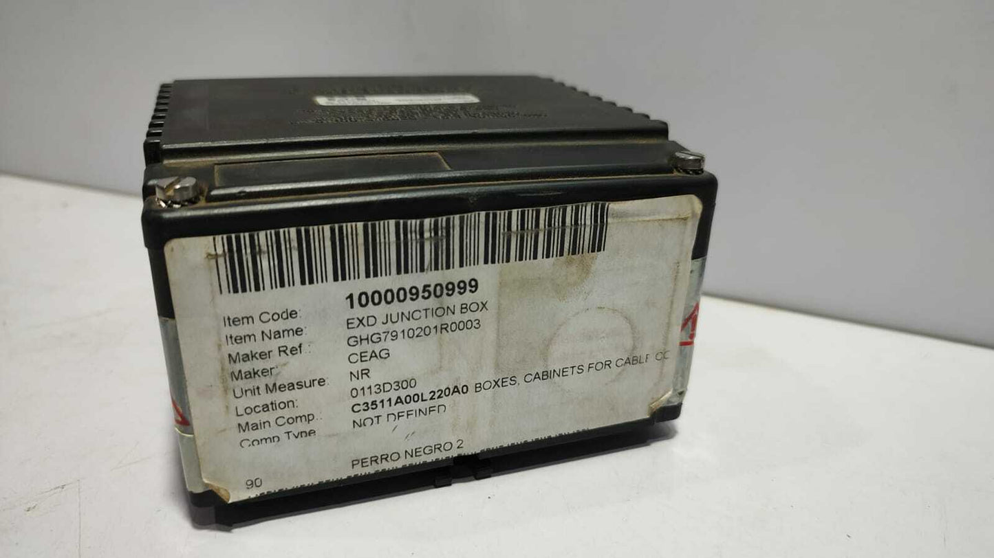 Eaton CEAG GHG7910201R0003 Exd Junction Box