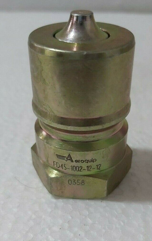 AEROQUIP FD45-1002-12-12 QUICK DISCONNECT COUPLING NIPPLE FAST SHIPPING