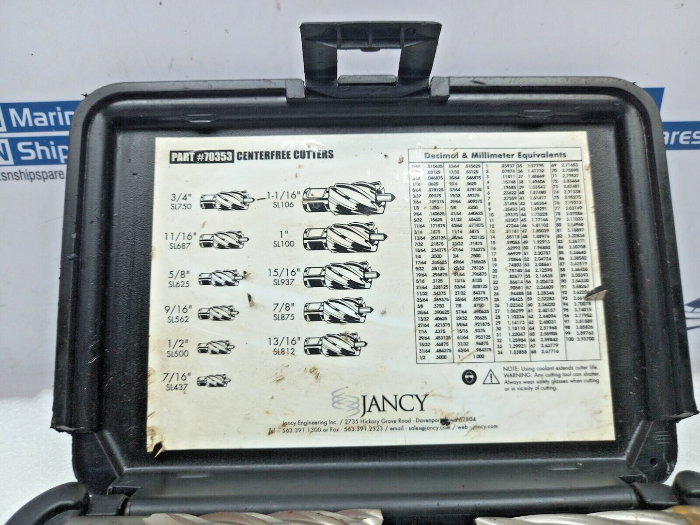 Slugger Cutter 70353 High Speed Annular Cutter Set Incomplete Set