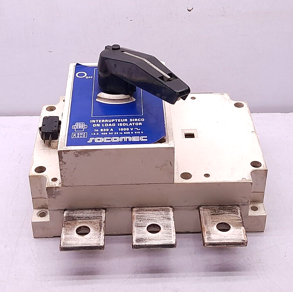 Socomec Interrupteur Sirco On Load Isolator In 630A 1000V~