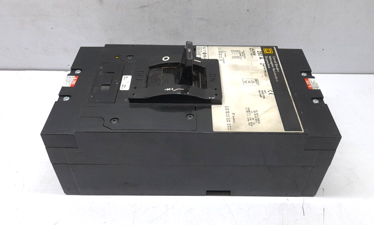 Square D LAL36250 Circuit Breaker 250A 3P 600VAC 250VDC 5060Hz Type LAL S4