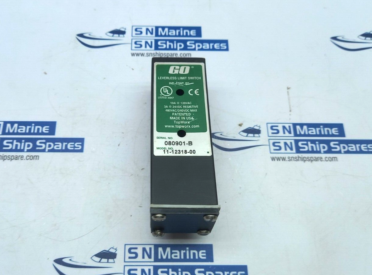 Topworx 11-12318-00 Leverless Limit Switch 120Vac 10A 24Vdc 3A