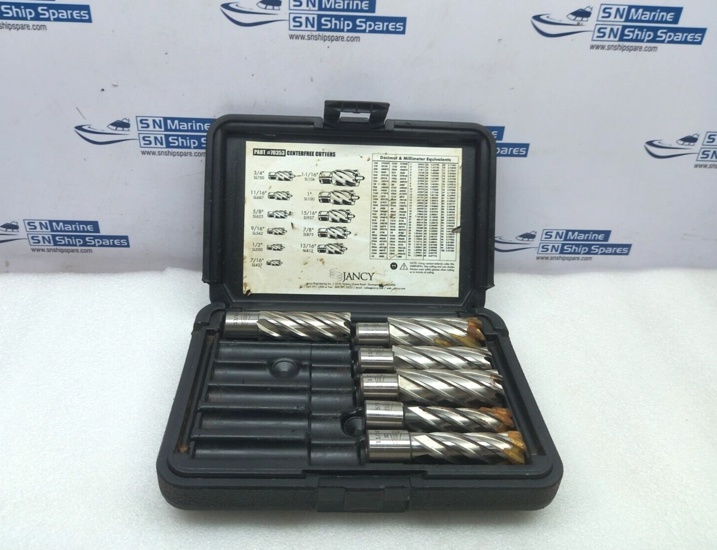 Slugger Cutter 70353 High Speed Annular Cutter Set Incomplete Set