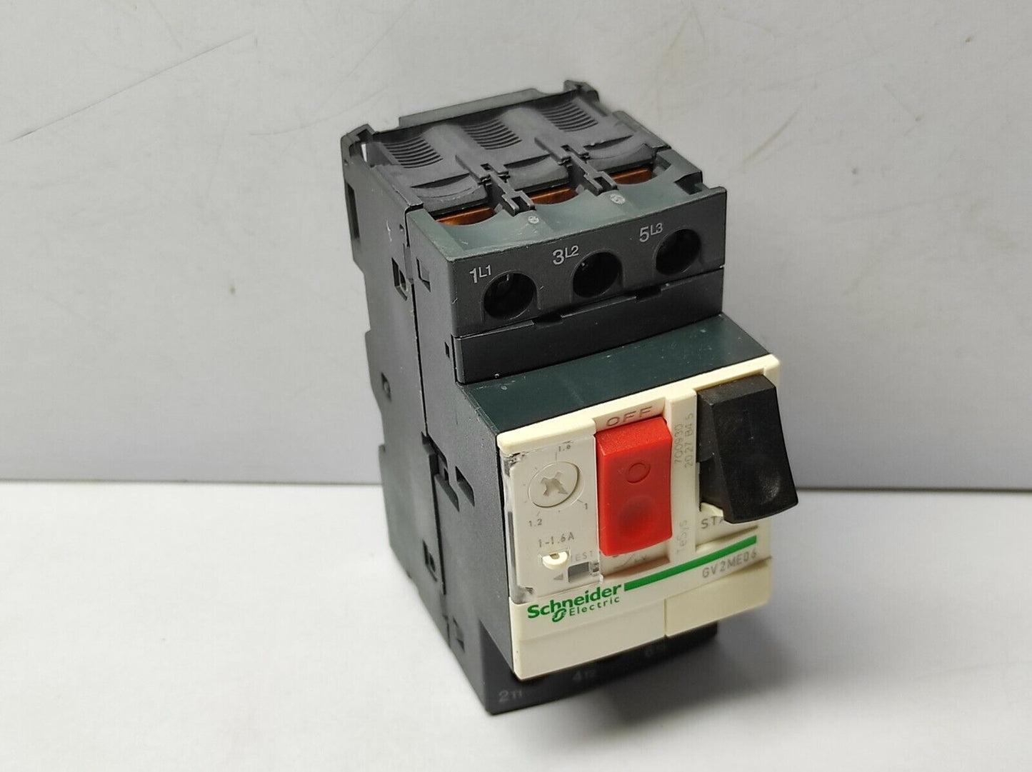 Telemecanique GV2ME06 Starter Ie 1-1.6A Ue 690V 50/60Hz Uimp 6kV