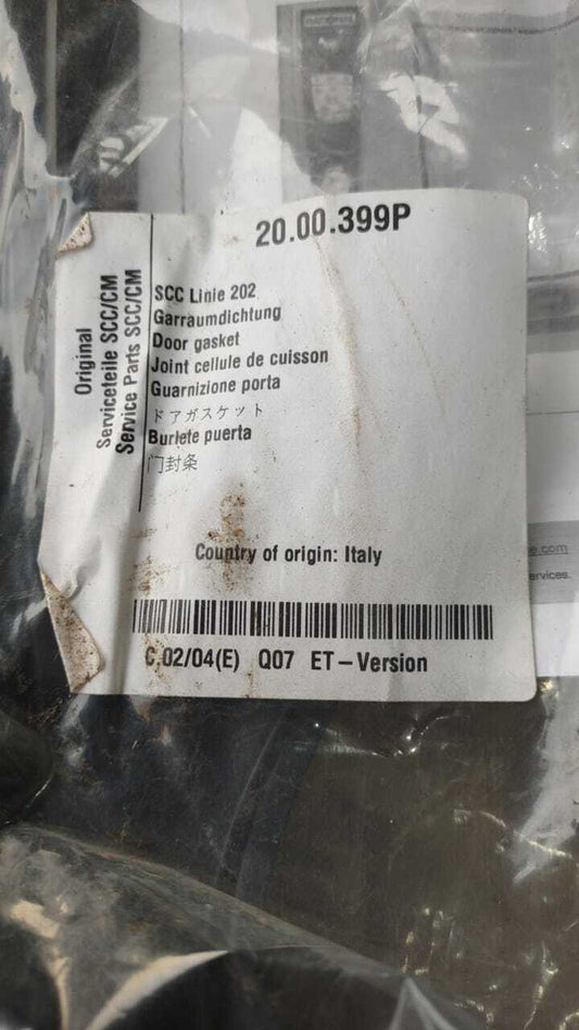 20.00.399P Door Gasket SCC Line 202 Service Parts SCC/CM
