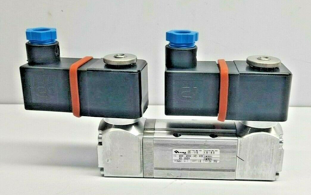 Versa KXX-4334-HC-XISX6-D024 Four-Way Valve 24VDC 1.6W