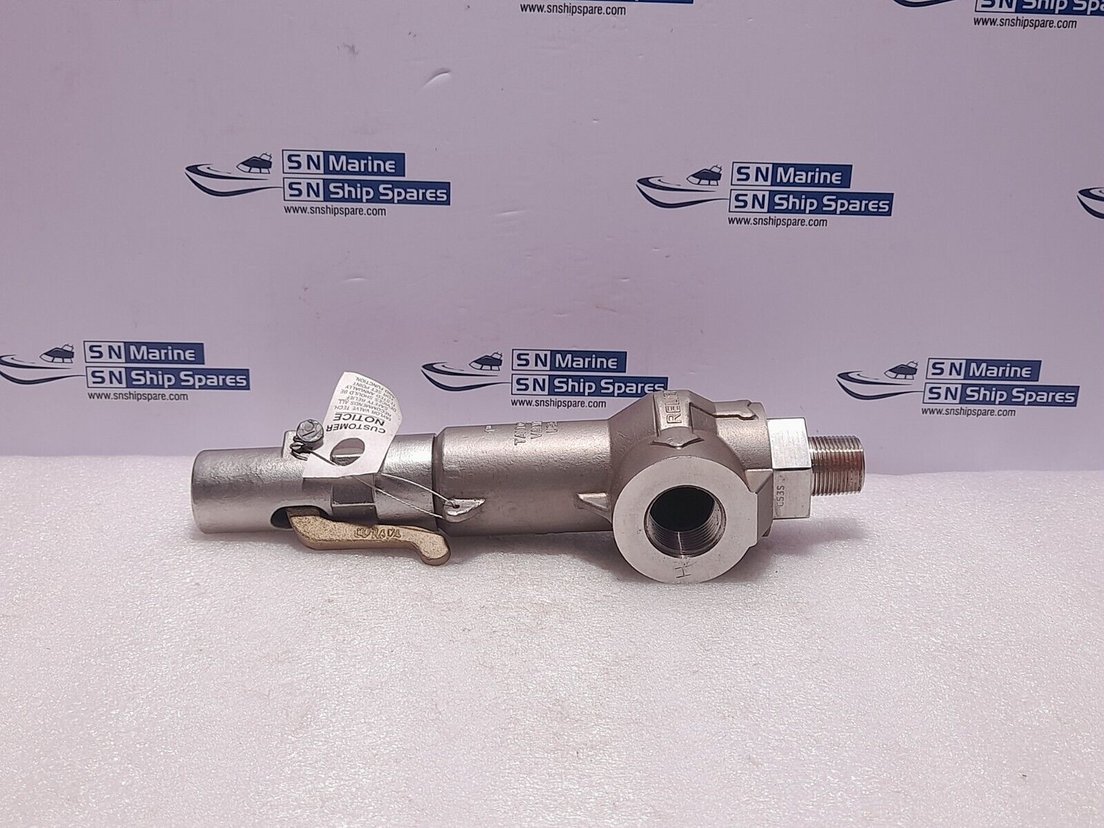 Taylor 8250 Relief Valve 825D2241531 Range 41-100 T-8250-1 Inlet ¾” Outlet 1” Se