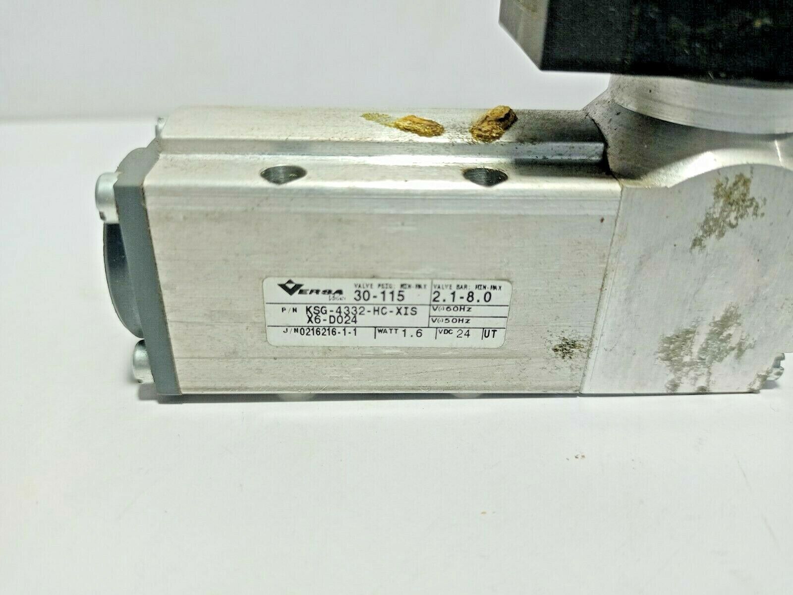Versa KSG-4332-HC-XISX6-D024 Solenoid Valve 24VDC 1.6W
