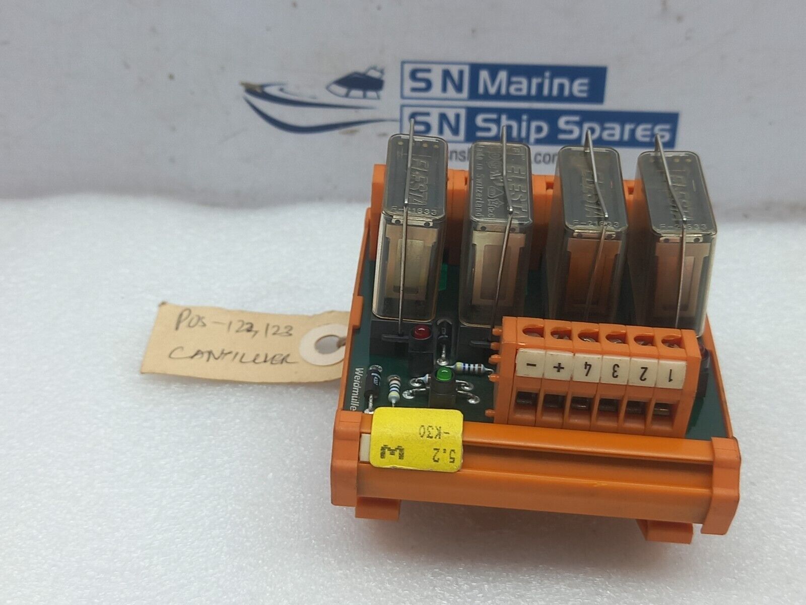 Weidmuller RSM 801758 Relay And Base Socket 24V/DC