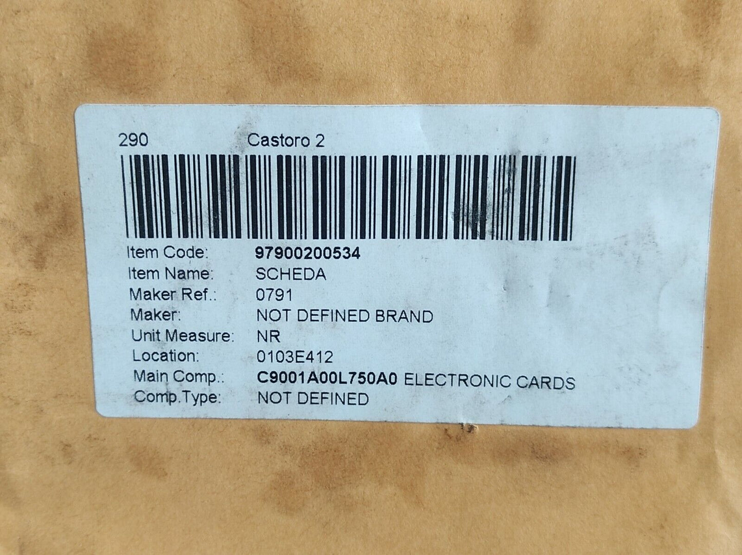 Polycontrol 079/1 PCB 0791 Scheda