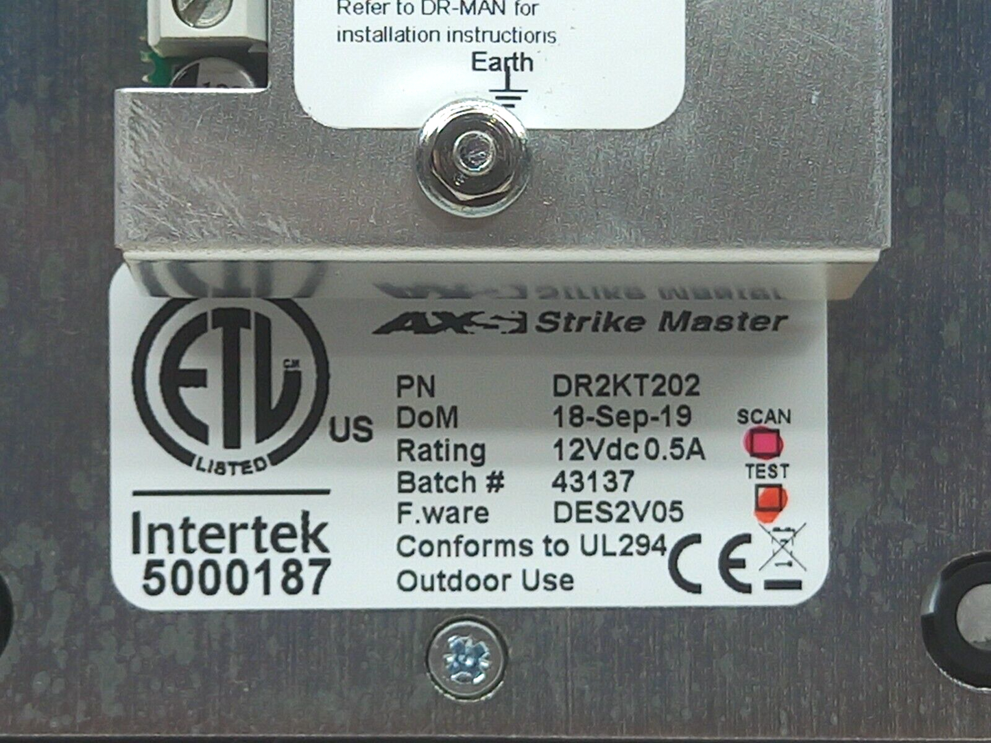 Storm DR2KT202 Polymer Keypad Lock