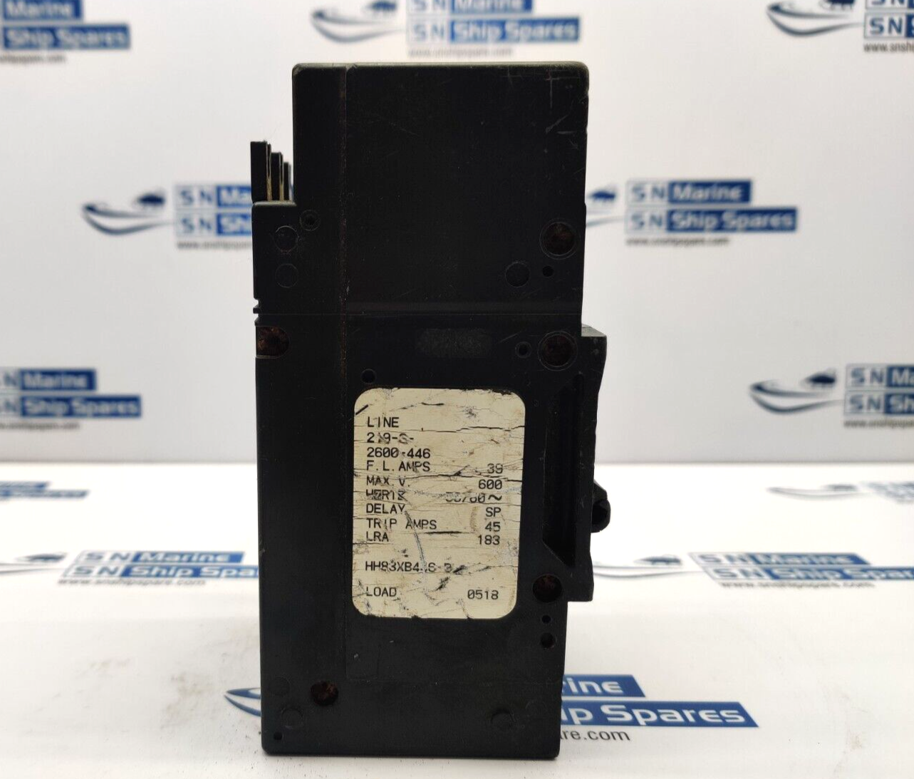 Airpax HH83XB446-B Circuit Breaker 39AMPS 600V 2600-446