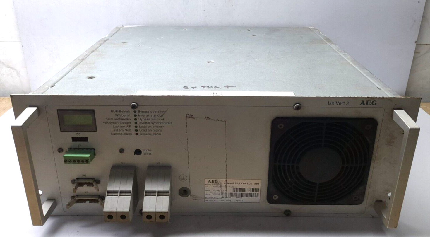 AEG UniVert 2 Inverter UniVert2 26,6 KVA EUE / SBS E230E230/116/3-VFp26,6-8