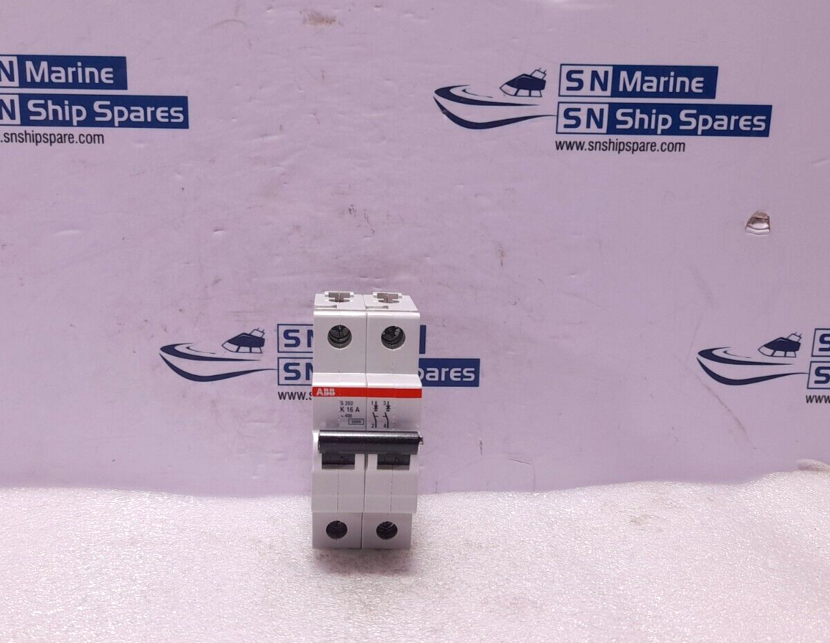ABB S202-K16 Miniature Circuit Breaker 16A 2CD S252 001 R0467
