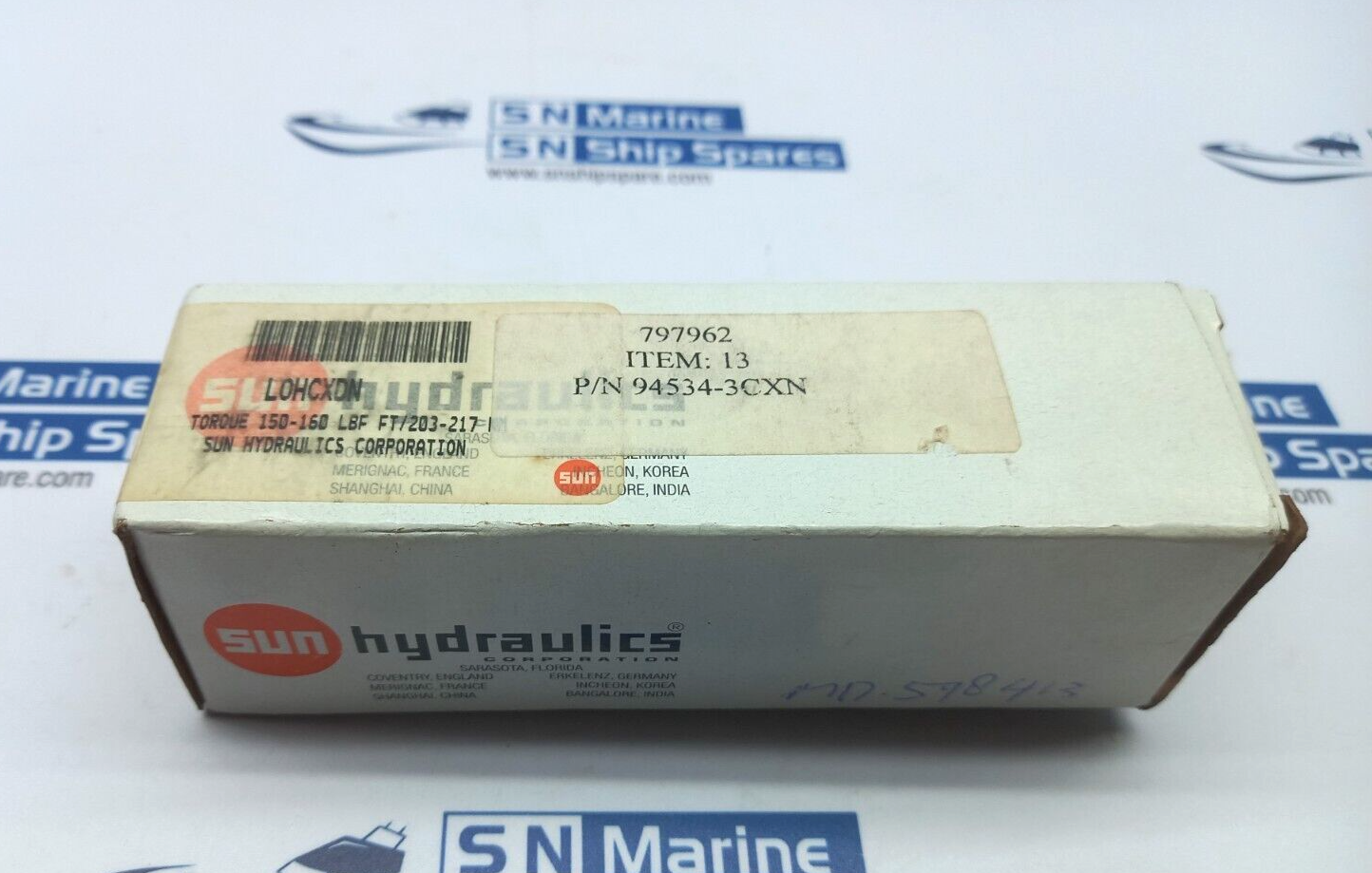Sun Hydraulics LOHC-XDN Logic Cartridge Valve NOV 945343