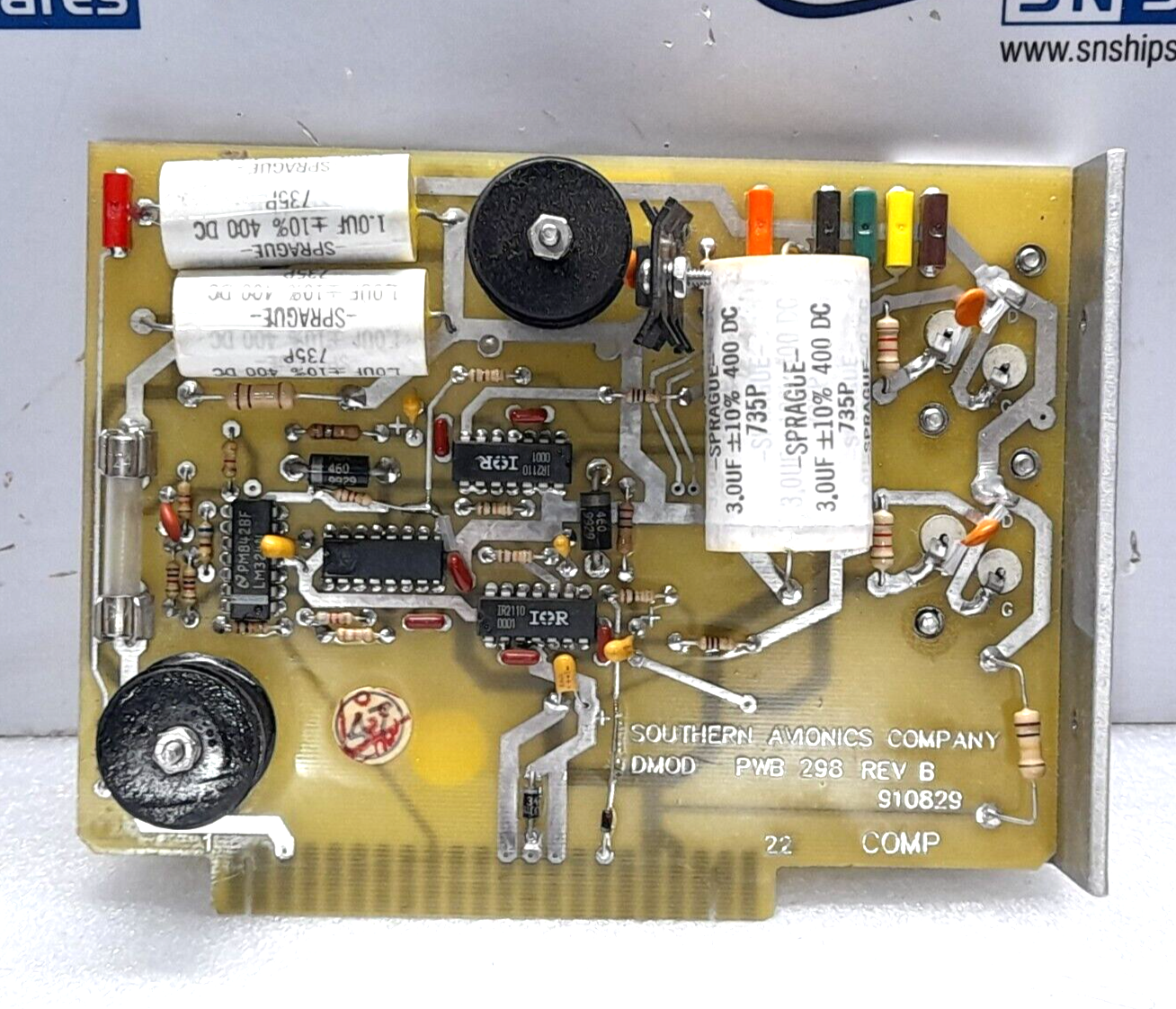 Southern Avionics SLP298A0 Rev H PCB DMOD PWB 298 Rev B 910829