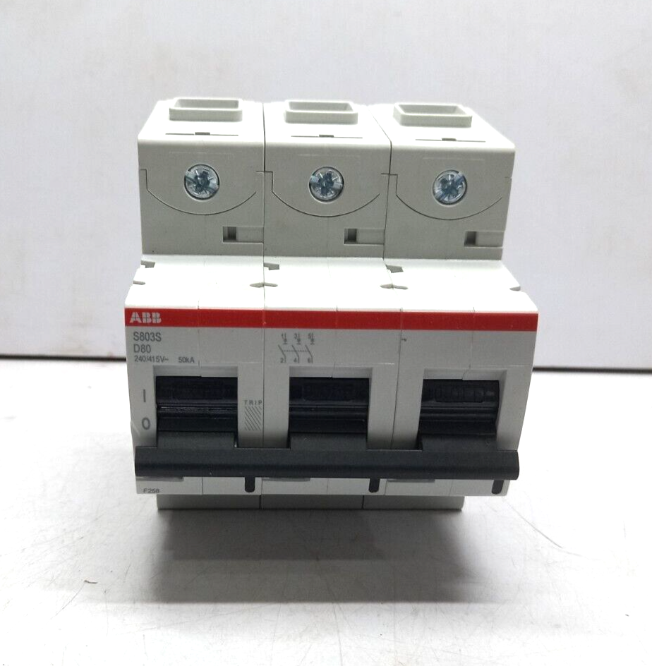 ABB 2CCS863001R0801 High Performance MCB S803S-D80 RS 435493