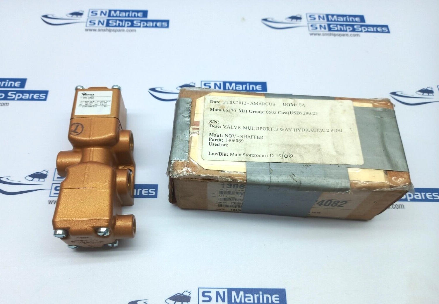 Versa VPS-3302 3Way Hydraulic 2Posi Multiport Valve NOV 1306069