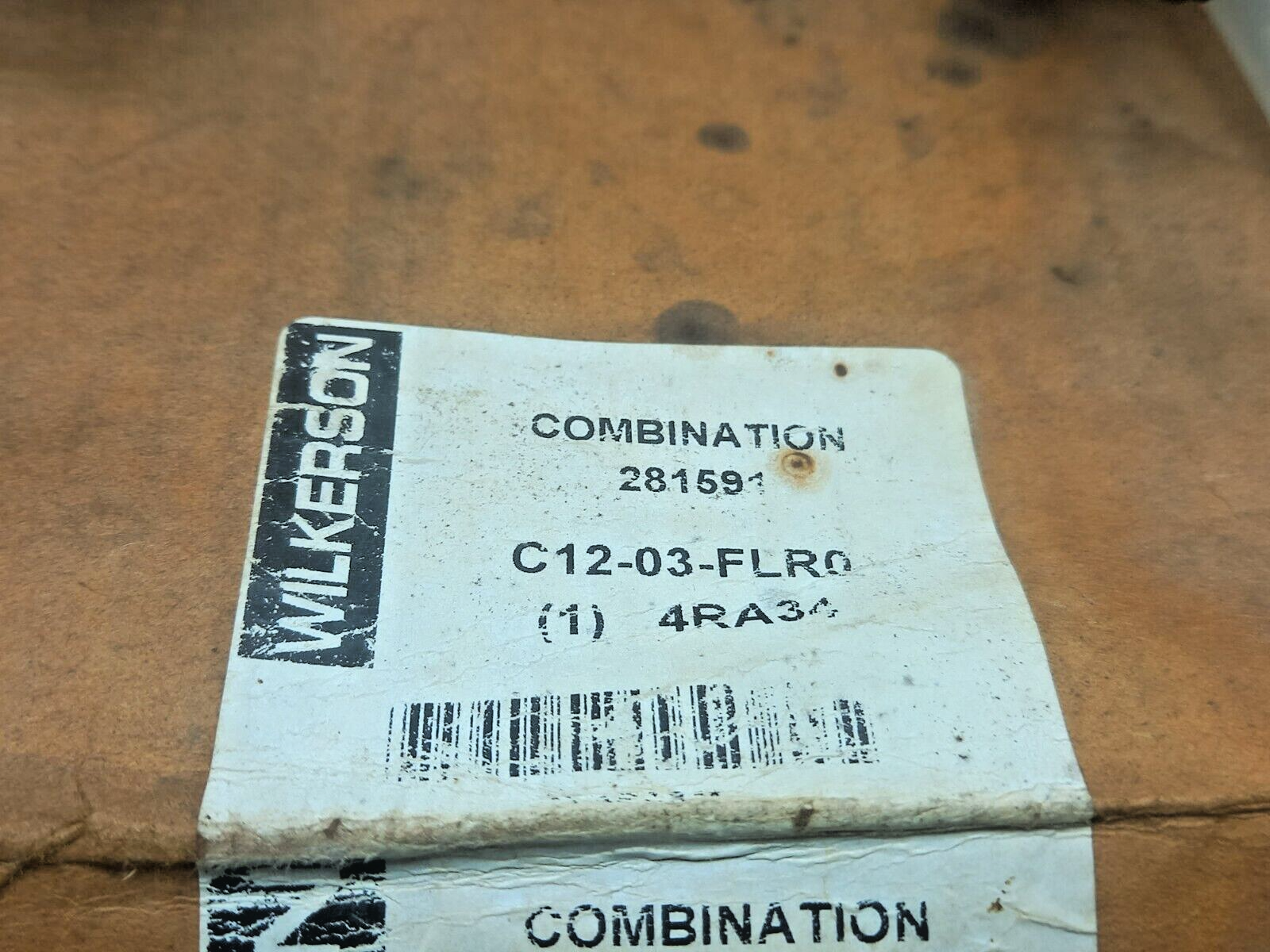 Wilkerson C12-03-FLR0 Combination Filter, Regulator, lubricator 281591