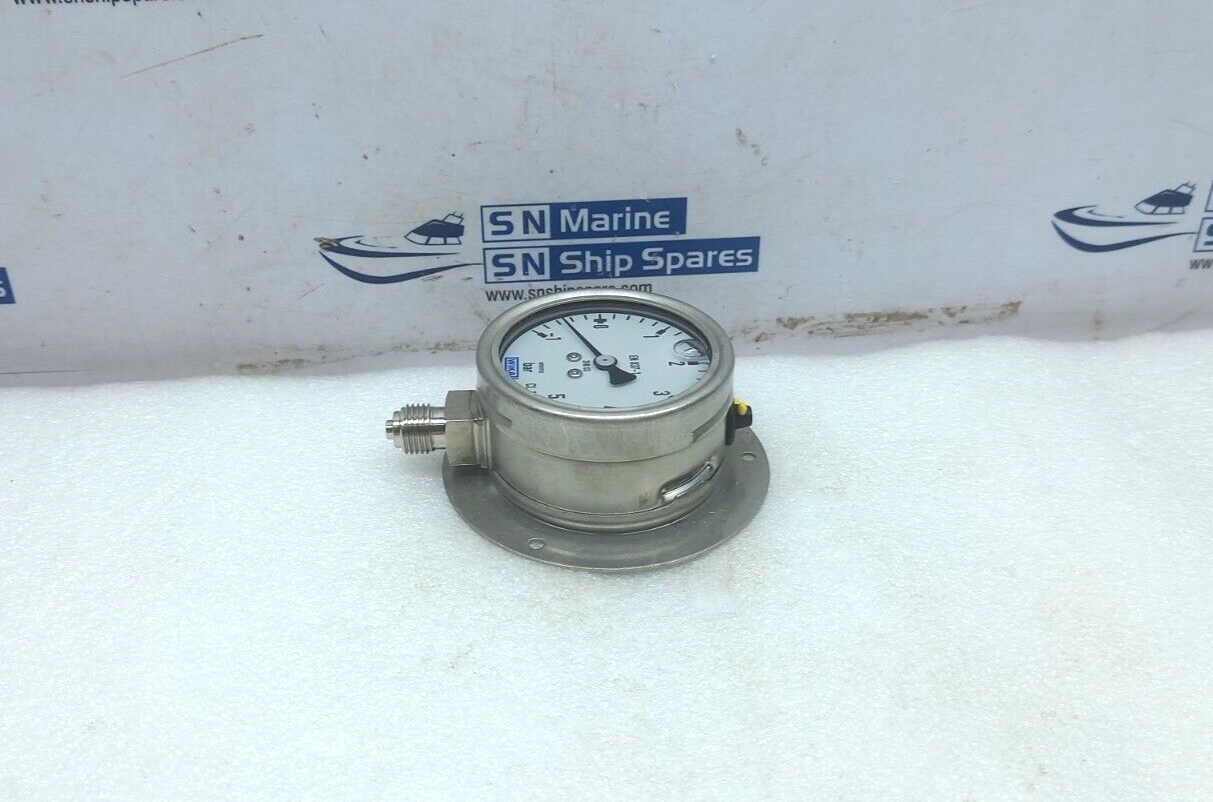 Wika 233.50.063 Compound Pressure Gauge -1 To 5Bar 1/4IN 63MM BSP 66288327