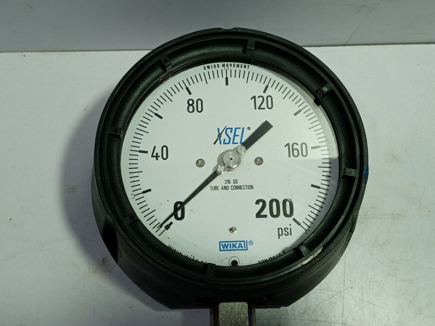 Wika 232.34 4.5” / 9834850 Pressure Gauge 200PSI ½“ NPT LM