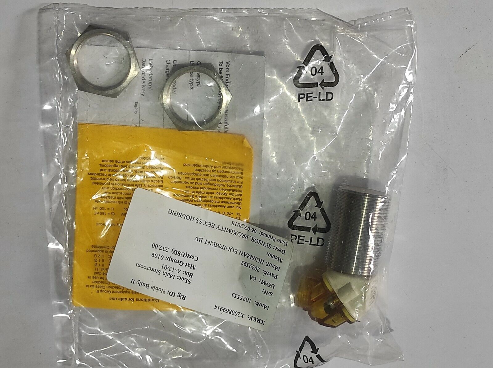 Turck Bi10-EM30WDTC-Y1X 4012071 Proximity Sensor 