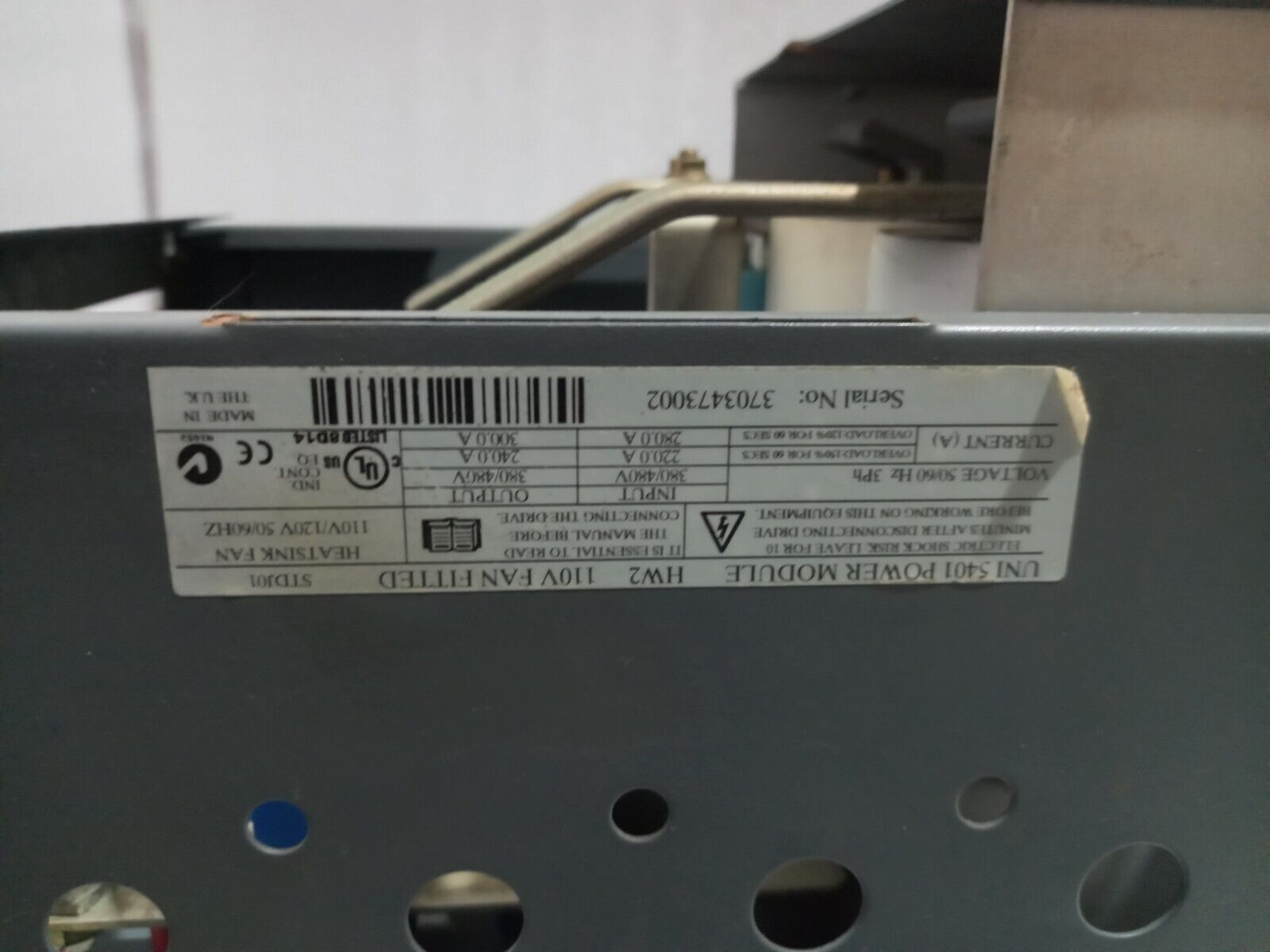 Control Techniques UNI5401 Power Module HW2 Unidrive Size 5 Power Module