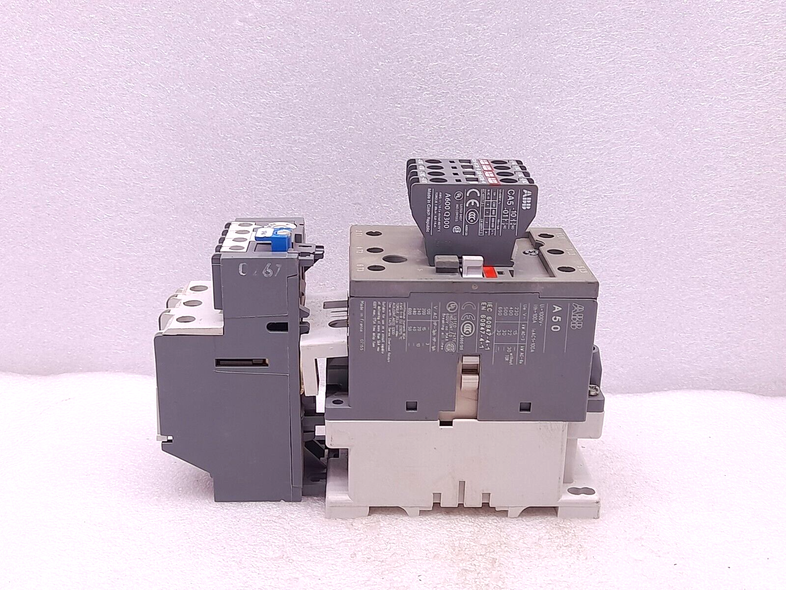 ABB A50 Contactor With TA75DU-42 Thermal Overload Relay 29-42A CA5-10 CA5-01