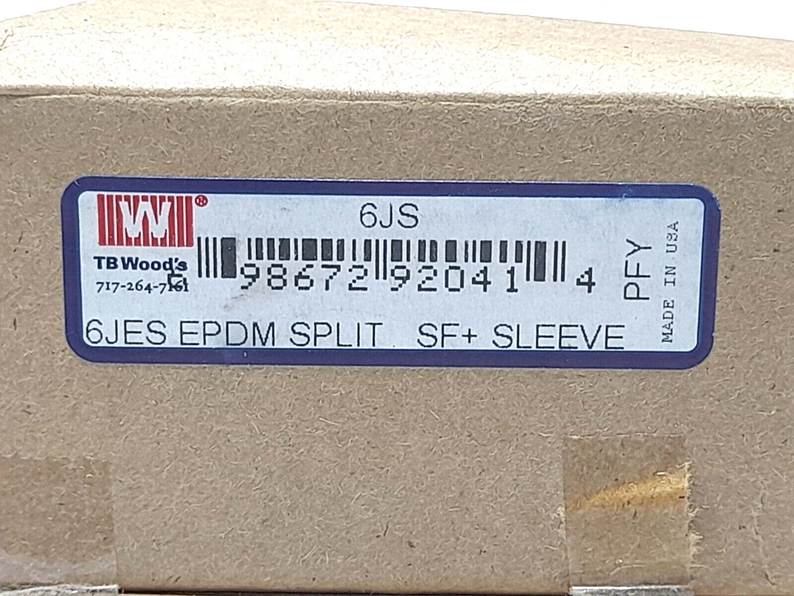 TB Wood GRSPKT Grid / 6S138 / 6SX1 3/8 SF Flange 6JS / 6JES EPDM Split SF+Sleeve