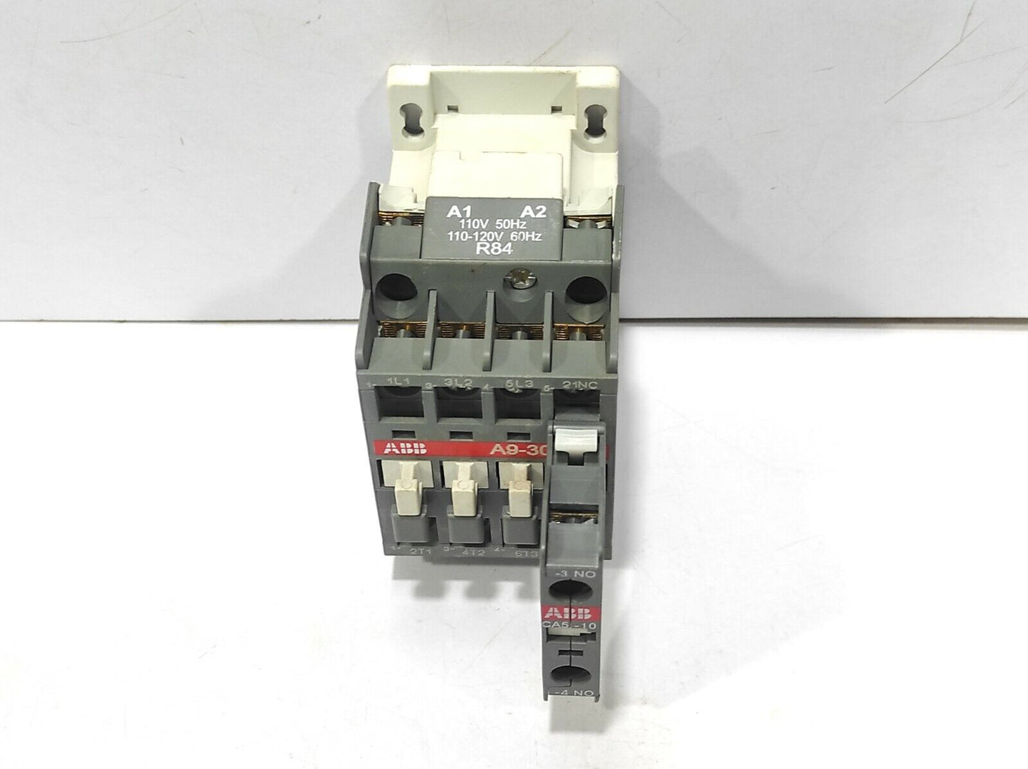 ABB A9-30-01 Contactor With ABB CA5-10 Auxiliary Contactor 2-Pcs Lot Sale