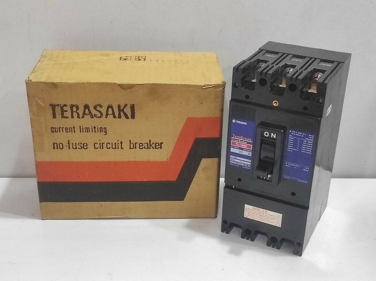 Terasaki TL-100C TemBreak Circuit Breaker 3P 30A PM 50_60Hz / TL100C30A