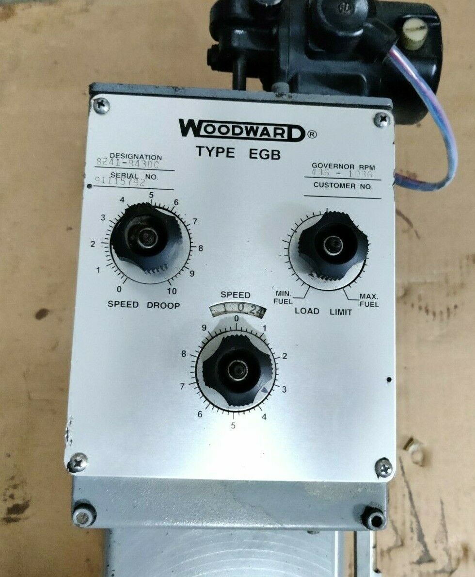 WOODWARD EGB 8241-943DC RPM-436-1036 GOVERNOR
