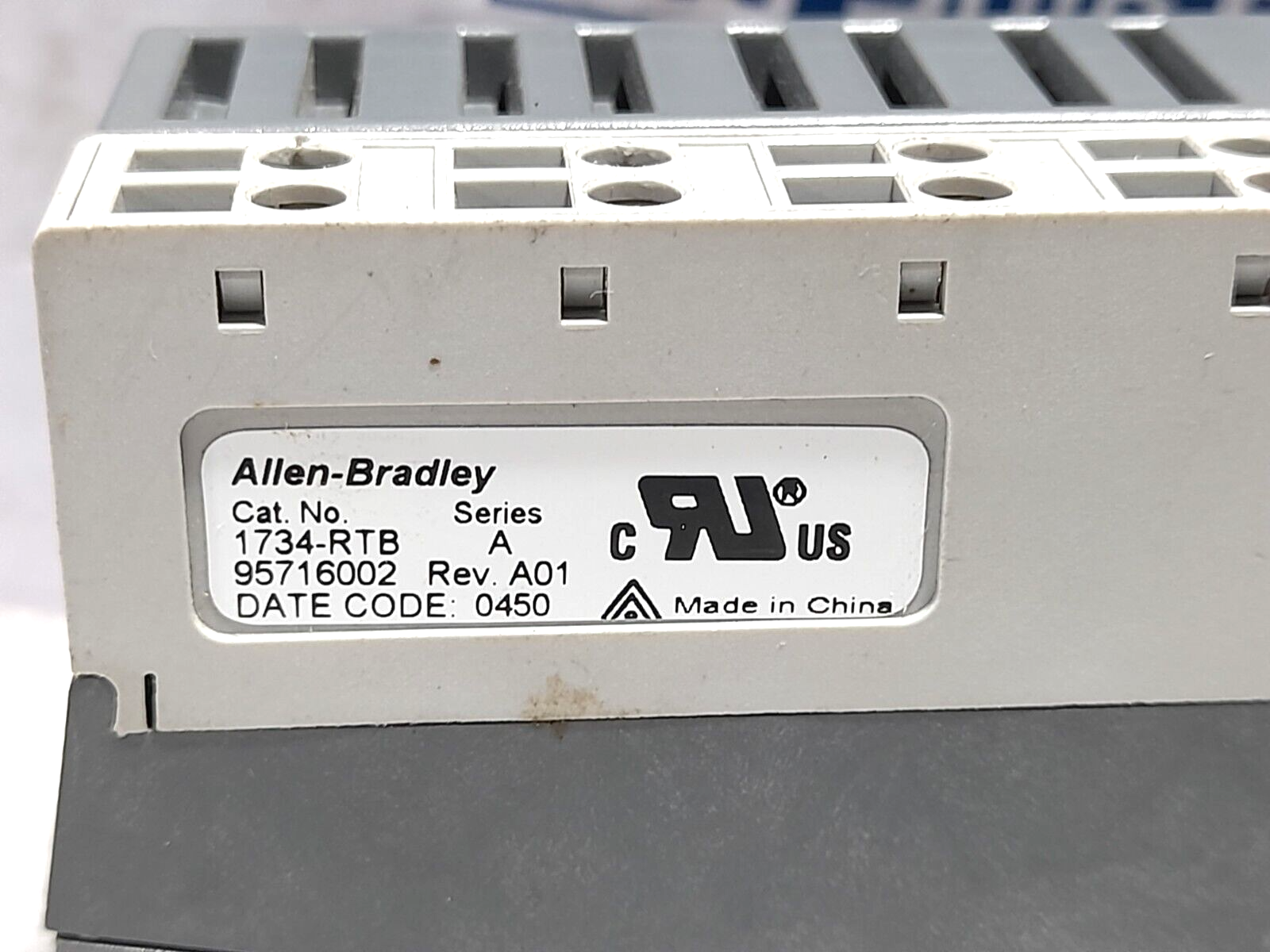 Allen Bradley 1734-ADN Ser B Point I/O Device Net Adapter With 1734-RTB Ser A