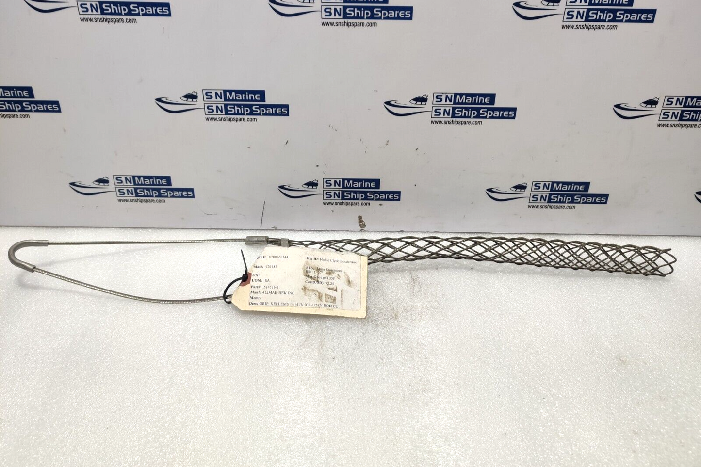 Alimak 514516-1 CL Rod Kellems Grip 1-1/4 IN X 1-1/2 IN