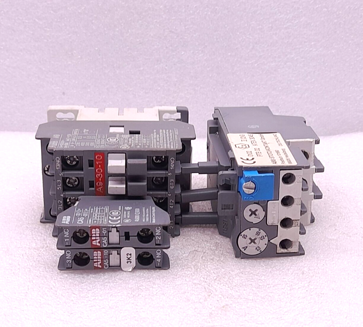 ABB A9-30-10 Contactor R89 110-115V50Hz 115-127V60Hz TA25DU Relay 1.3-1.8A CA5-1