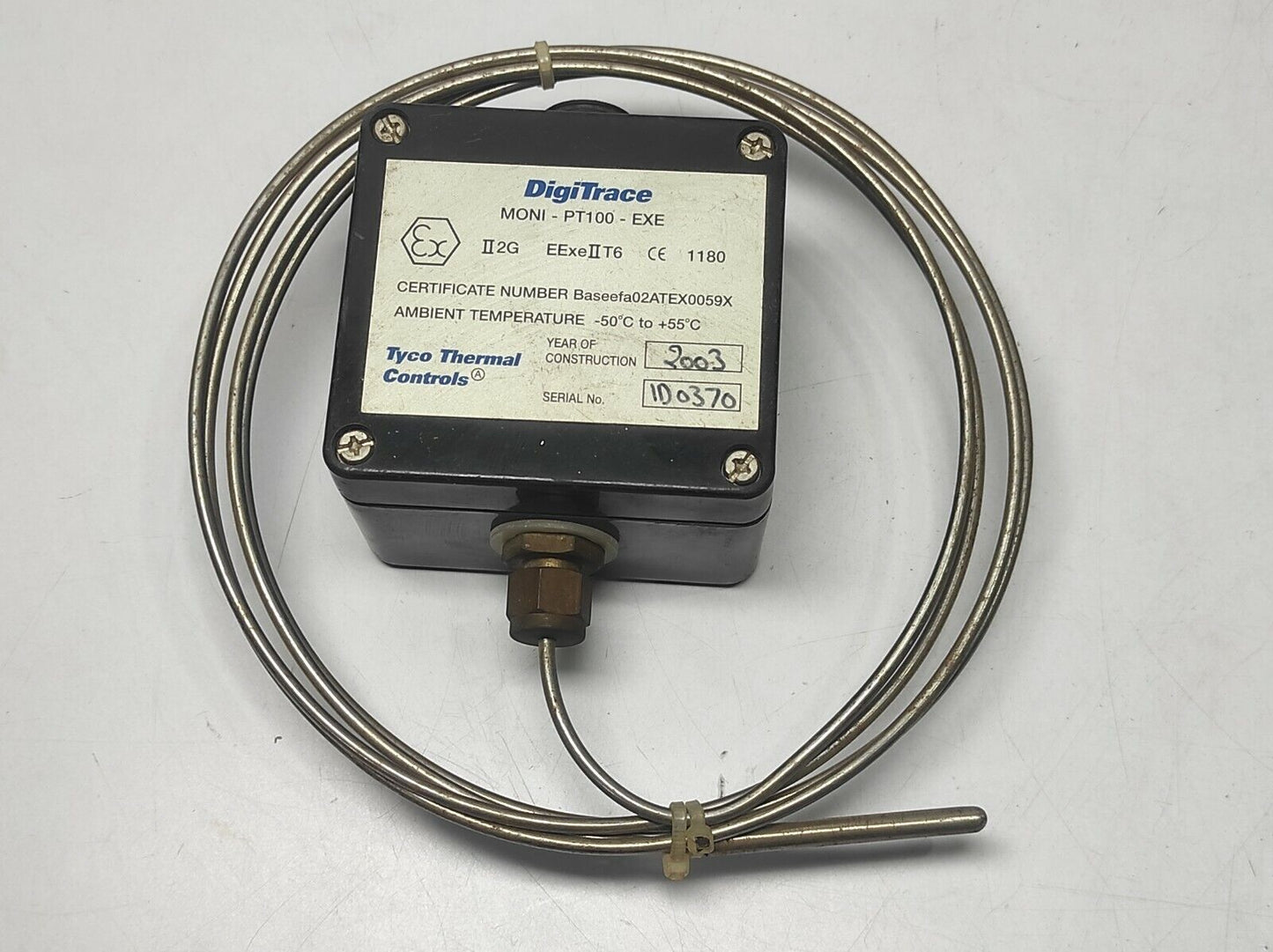 Tyco Thermal Control DigiTrace MONI-PT100-EXE Temperature Sensor / MONIPT100EXE