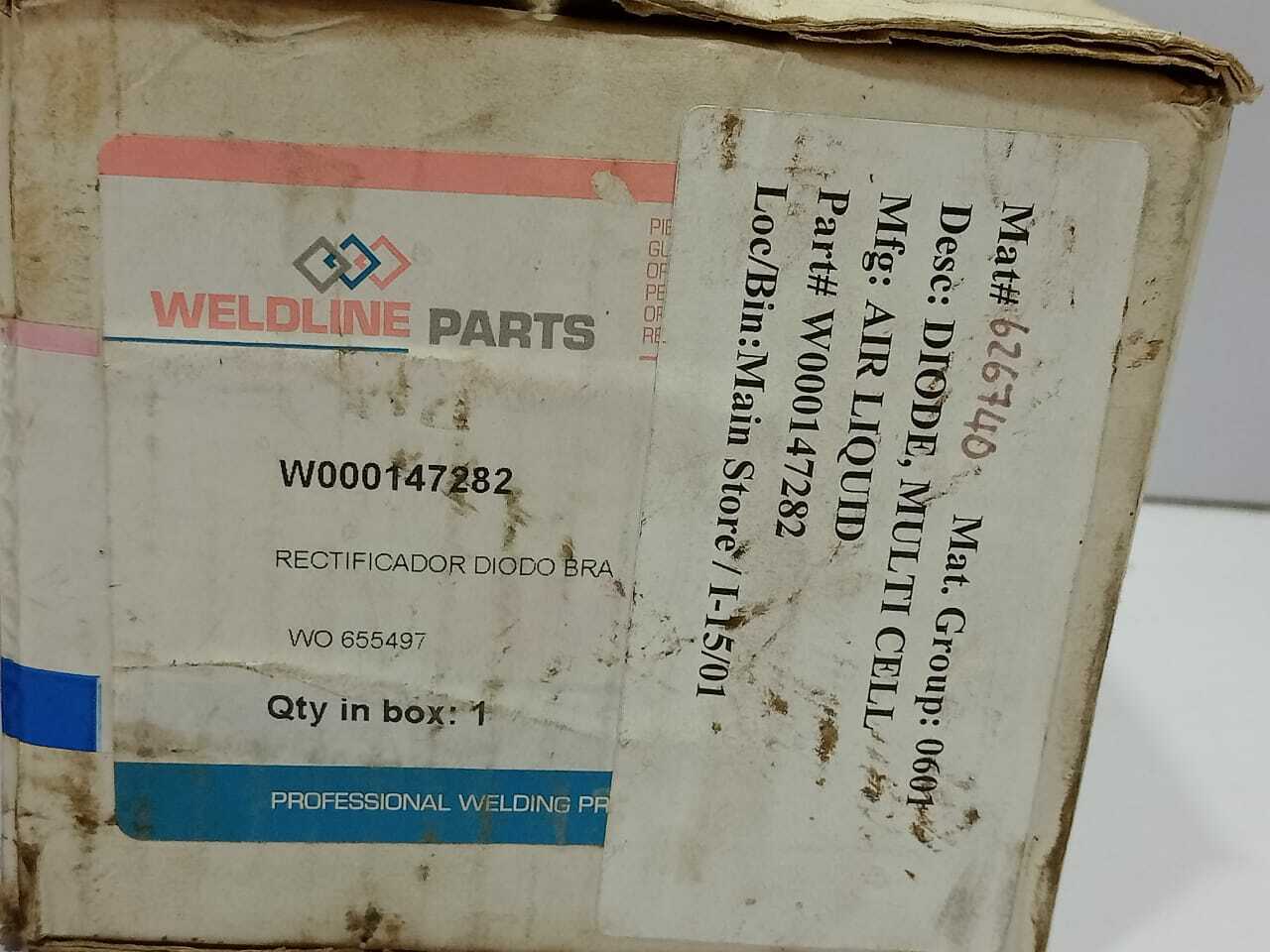 Weldline Parts W000147282 Rectificador Diodo Bra Air Liquid W000147282 Diode