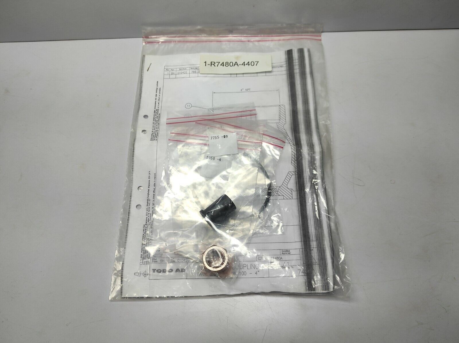 Todo R9401-4407 Spare Parts Kit & Todo R7480A-4407 Spare Parts Kit